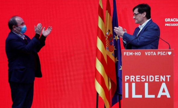 Katalónia: A szocialisták nyertek, de a szeparatisták örülhetnek